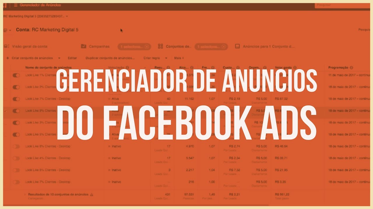 Gerenciador de Anúncios do Facebook